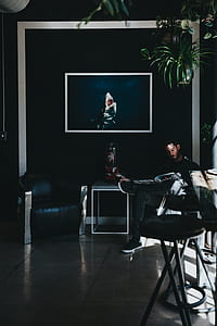 man sitting on chair thumbnail
