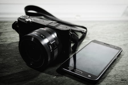 Bridge Camera Beside Samsung Smartphone thumbnail