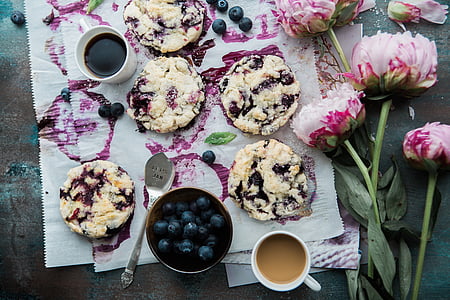 brown cookies with black cherries thumbnail