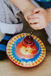 Child playing with toys on the floor thumbnail