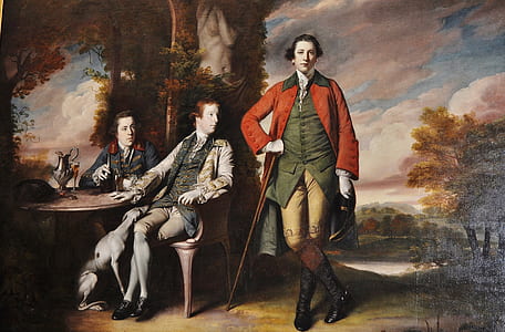 three man in Victorian suit painting thumbnail