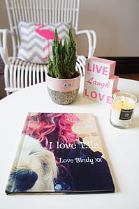 I Love Ella book beside cactus plant thumbnail