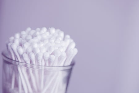 cotton swabs in clear plastic cut thumbnail