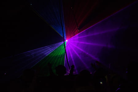 silhouette photography of disco light ray thumbnail