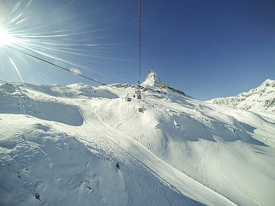 photo of snow covered mountain thumbnail