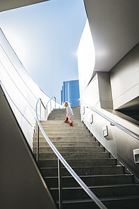 woman climbing stairs thumbnail