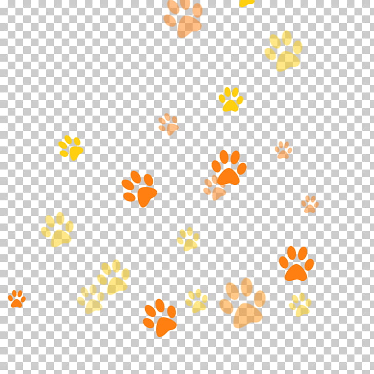 Dog Grooming Puppy Cat Paw Cartoon Footprints Orange And Yellow Animal Paws Illustrations Png Clipart Free Cliparts Uihere
