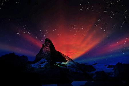 mountain and stars graphic thumbnail