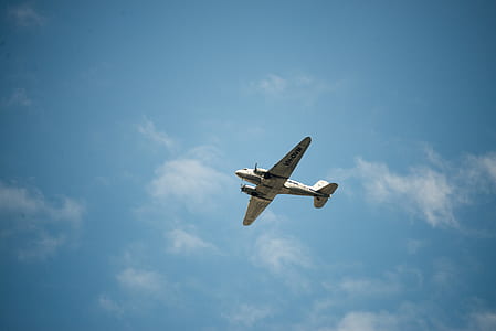 white plane on midair thumbnail