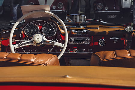 vintage convertible car interior thumbnail