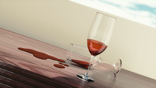 two clear wine glasses thumbnail
