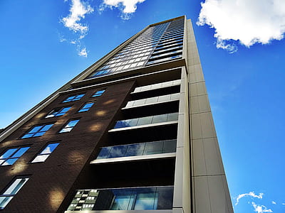 sky, building, glass, architecture thumbnail