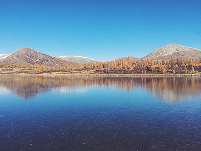 lake near mountains thumbnail