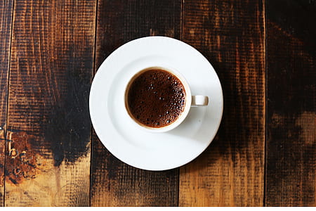 aerial view photography of teacup on saucer thumbnail