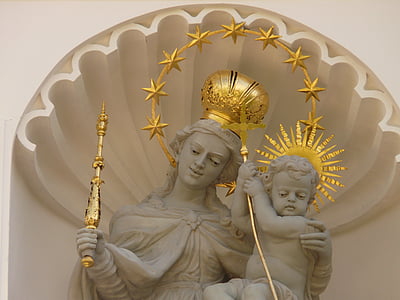 religious sculptures on wall thumbnail