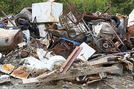 Trash dumped at roadside thumbnail