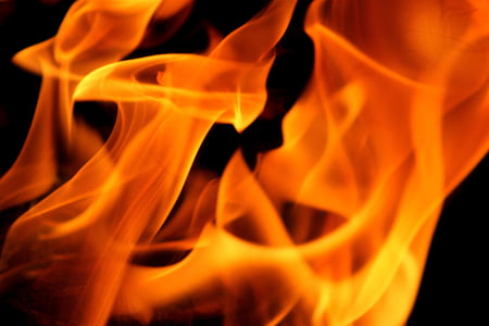 yellow and orange fire close-up photo thumbnail