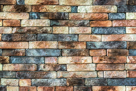 closeup photo of brown and black brick thumbnail