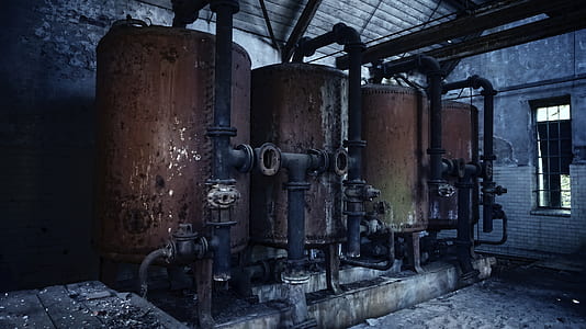 brown water tank inside house thumbnail