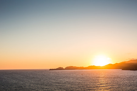 Beautiful Sunset Over the Oceanside thumbnail