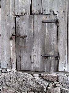 locked brown wooden door thumbnail