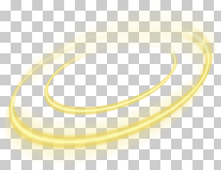 Light Circle Yellow Euclidean , Yellow circle light effect element, round yellow lights illustration PNG clipart