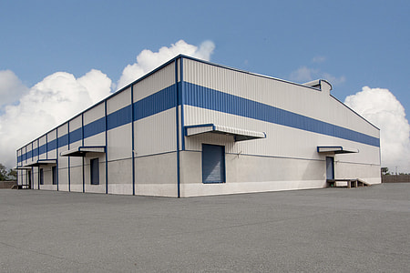 white and blue storage house thumbnail