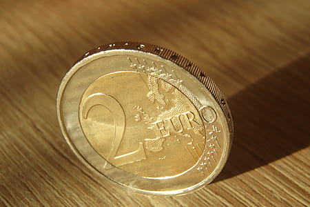 round silver-and-gold-colored 2 euro coin thumbnail