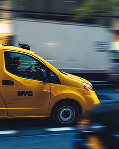 timelapse of yellow car moving thumbnail