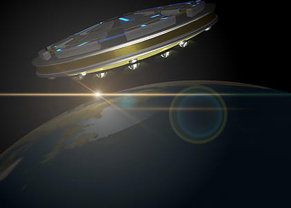 spaceship on earth illustration thumbnail