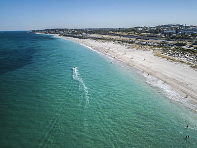 seashore aerial shot thumbnail