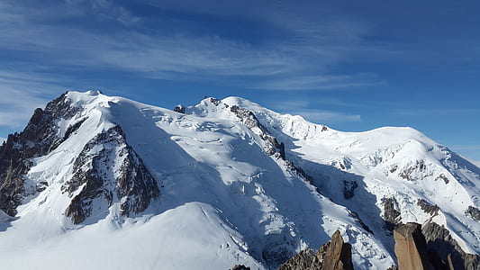 mountain filled with snow thumbnail