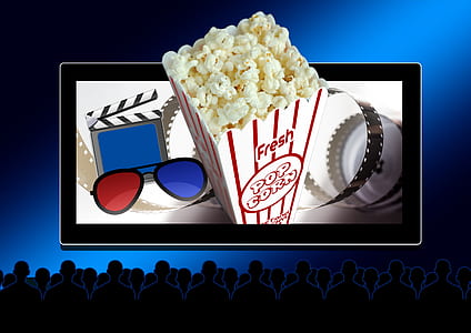 Popcorn in box cinema poster thumbnail
