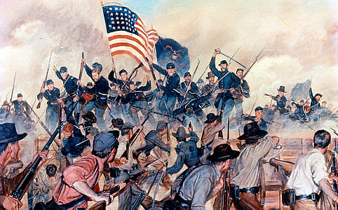 Union Soldiers Capture Vicksburg during the American Civil War thumbnail