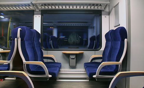 empty seats inside train thumbnail