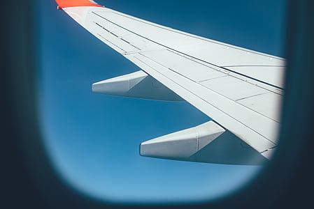 photo of airplane window view thumbnail