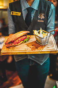 hot dog sandwich with fries thumbnail