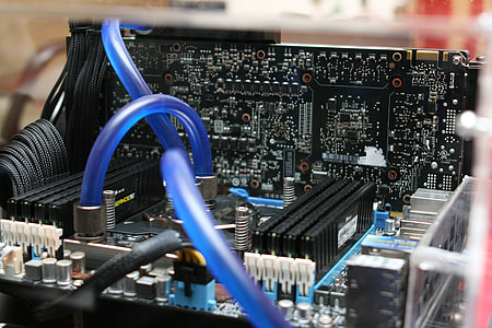 closeup photo of black motherboard thumbnail
