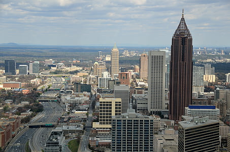 aerial shot of city thumbnail