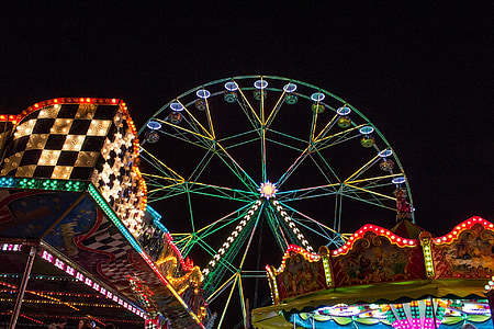 landscape photo of amusement park rides thumbnail