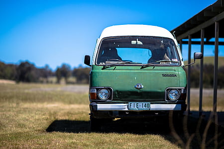 parked Toyota van thumbnail