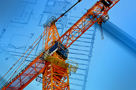 orange and black industrial crane thumbnail