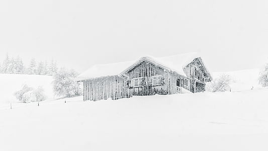 snow-covered house illustration thumbnail