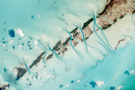 blue and white abstract painting thumbnail