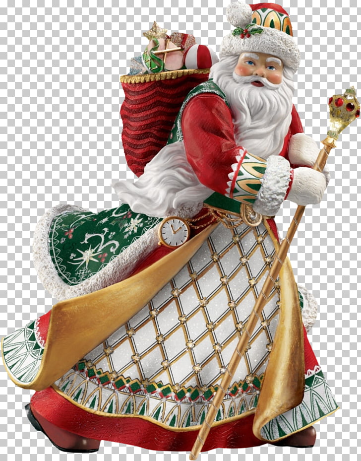 Santa Claus Mrs Claus Christmas Decoration Figurine