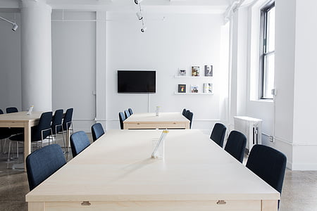 three white wooden tables thumbnail