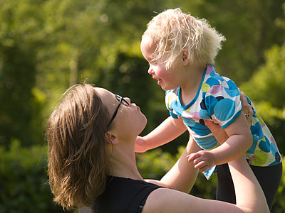 woman holding the girl and about to kiss her thumbnail