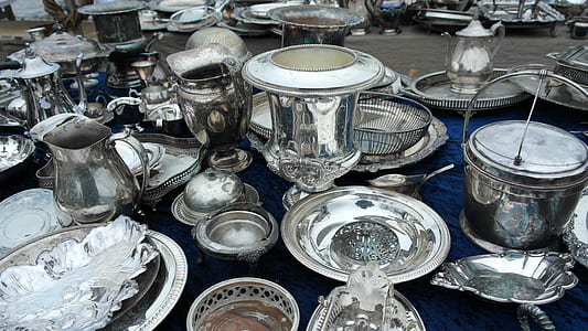 silver metal container lot thumbnail