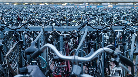 photo of assorted-color bicycle lot thumbnail