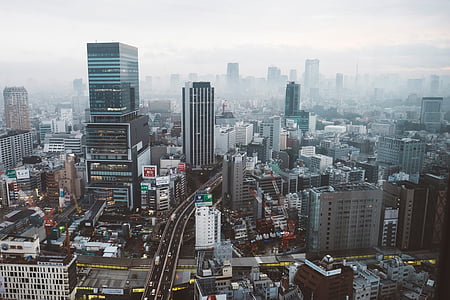 aerial photography of high-rise buildings on city at daytime thumbnail